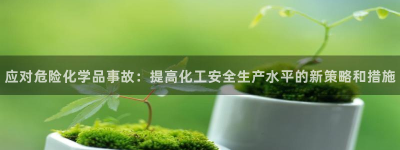 亿万同人字幕分享jogoduplo：应对危险化学品事故：提高化工安全生产水平的新策略和措施